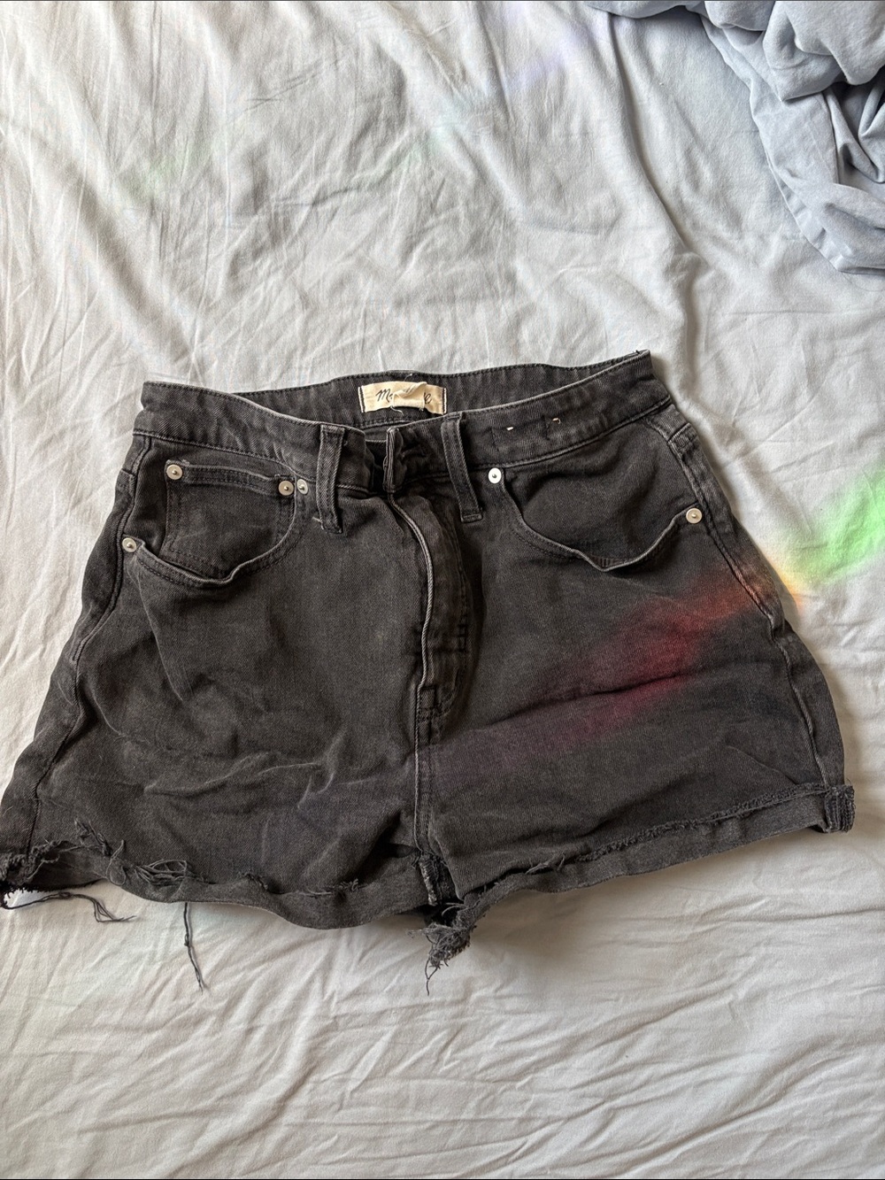 Madewell curvy high rise denim shorts